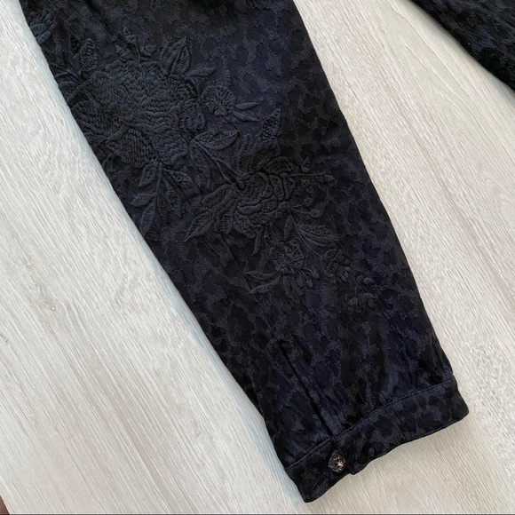 NWT Johnny Was Workshop Kirin Black Leopard Jogger - Picture 4 of 11